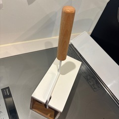 木製　お洒落なコロコロ　お掃除ローラーの画像
