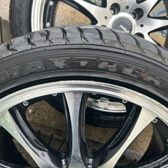 20アルファード　20ヴェルファイア　アルミホイール　タイヤ　セット　245/40ZR19　の画像