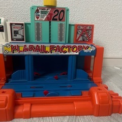 プラレール洗車場の画像