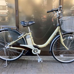 電動自転車 3556 ヤマハ PAS 26インチ アイボリーの画像