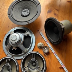 スピーカー大小まとめて7個中古新古品の画像