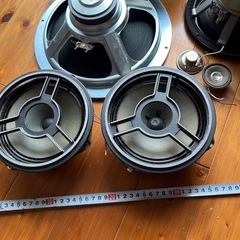 スピーカー大小まとめて7個中古新古品の画像