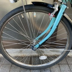 電動自転車 3645 ブリヂストン アシスタ 24インチ ミントグリーンの画像