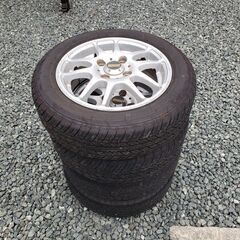 夏タイヤ、ホイール4本セット売ります。の画像