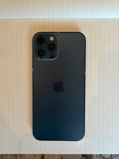 iPhone12 Pro Max 128GB パシフィックブルー 美品✨ 値引き交渉歓迎！SIMフリー 残債なし