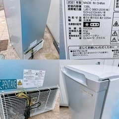 冷凍庫 中古 2021年製 138L YRT-C14H1 ヤマダの画像