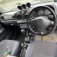 スズキ ジムニー ワイルドウインドJB23 4型 AT リフトアップ車 追加メーターの画像