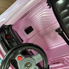 【動作OK】電動乗用ラジコンカー ピンク 女の子向け クラシックデザイン 子供 乗用玩具 結婚式や誕生日にも♪の画像