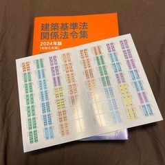 建築基準法 法令集2024年の画像