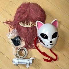 子供用　鬼滅の刃　錆兎コスプレの画像