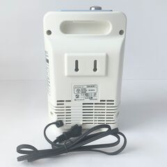 山善 ミニファンヒーター DM-B061 美品 壁掛け 可能 電気ヒーター 取説付き 動作確認済み 除菌 清掃済み YAMAZEN yの画像