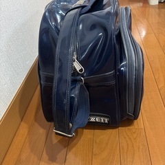 野球バッグ　ネイビー　ゼットの画像