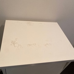 レンジ台　ホワイト　シルバー　白　の画像