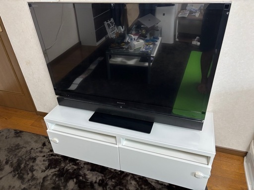 SONY BRAVIA 46インチ　2011年製　スピーカーユニット付　TVボード付