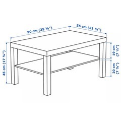 IKEA コーヒーテーブル　の画像