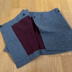 UNIQLO  ウール混紡巻きスカート　Sの画像