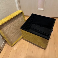 収納機能付き　スツールの画像
