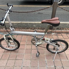 折りたたみ自転車　BDー1 アルミポリッシュの画像