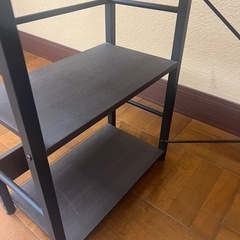 🉐　ラック付きデスクの画像