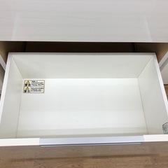【ドリーム川西店御来店限定】 ☆ジモティー見たよ♪割引☆2枚扉食器棚　レール損耗／クリーニング済み【2125560000023863】の画像