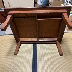 折りたためるちゃぶ台。昭和レトロ。。の画像