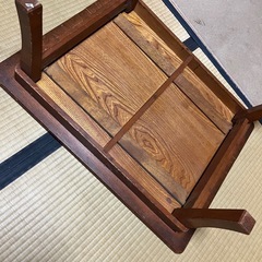 折りたためるちゃぶ台。昭和レトロ。。の画像