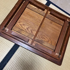 折りたためるちゃぶ台。昭和レトロ。。の画像
