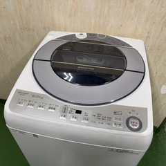 R25  SHARP　風乾燥対応　2018年製　洗濯機　8㌔洗濯　冷蔵庫　安い　の画像