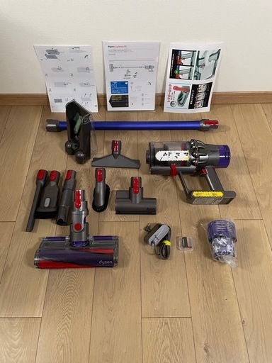 取引中　ダイソン②V10SV12 ２タイプヘッドから選択　純正高容量バッテリー装着　新品交換用フィルター付属　パーツフルセット