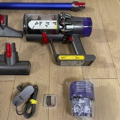 取引中　ダイソン②V10SV12 ２タイプヘッドから選択　純正高容量バッテリー装着　新品交換用フィルター付属　パーツフルセット の画像