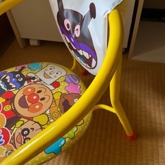 アンパンマン　まめチェアー　イエロー　バイキンマン
の画像