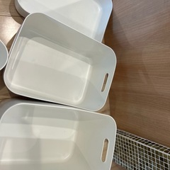 無印　やわらかポリエチレンケース　5個セット　蓋付きの画像