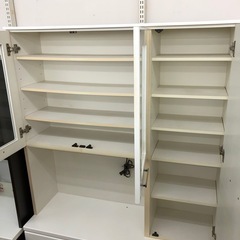 【ドリーム川西店御来店限定】 ☆ジモティー見たよ♪割引☆マルミツ　2枚扉オープンボード／クリーニング済み【2125560000023393】の画像