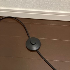 【美品】スタンドライト(フロアライト)グレー 電球なしの画像