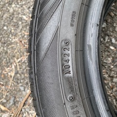 22年製　155/65-14 2本　中古の画像
