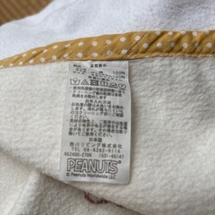スヌーピー柄　もうふ毛布の画像
