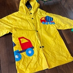 男の子用雨ガッパと傘のセットの画像