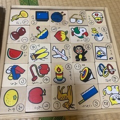 入園　入学準備に　知育玩具　もじあそび　つみきの画像
