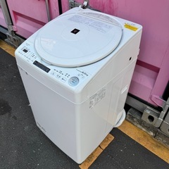 83 Z167★2020年製★シャープ 洗濯機　8KG 熱乾燥4.5KG インバーターの画像