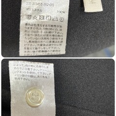 GU ブラック エアリーシャツMサイズ☆の画像