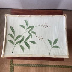 絵皿　角大皿陶器セットの画像
