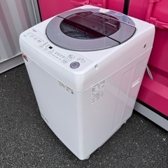 87 T124★2023年製★シャープ　洗濯機　8KG 一人暮らし　インバーター搭載の画像