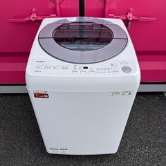 87 T124★2023年製★シャープ　洗濯機　8KG 一人暮らし　インバーター搭載の画像
