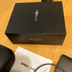 SHOKZ OpenComm 骨伝導イヤホン★箱・ケース付（マイク不良あり）の画像