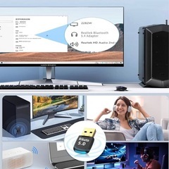最新Bluetooth 5.4 USBアダプターの画像