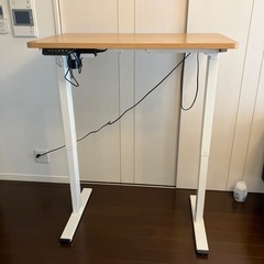 【美品】FLEXISPOT 電動昇降デスクEF1 (幅100×奥行60,メモリー機能付き、説明書つき) の画像