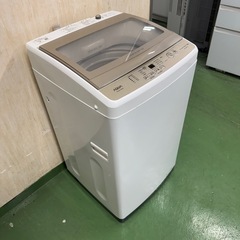 92 49○送料設置無料　22年製　アクア　洗濯機　7㌔　安い　冷蔵庫の画像