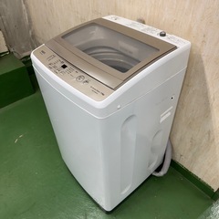 92 49○送料設置無料　22年製　アクア　洗濯機　7㌔　安い　冷蔵庫の画像