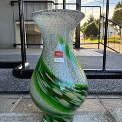 アートグラス　花瓶の画像