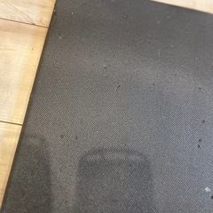 リーフ柄のキッチンマットの画像